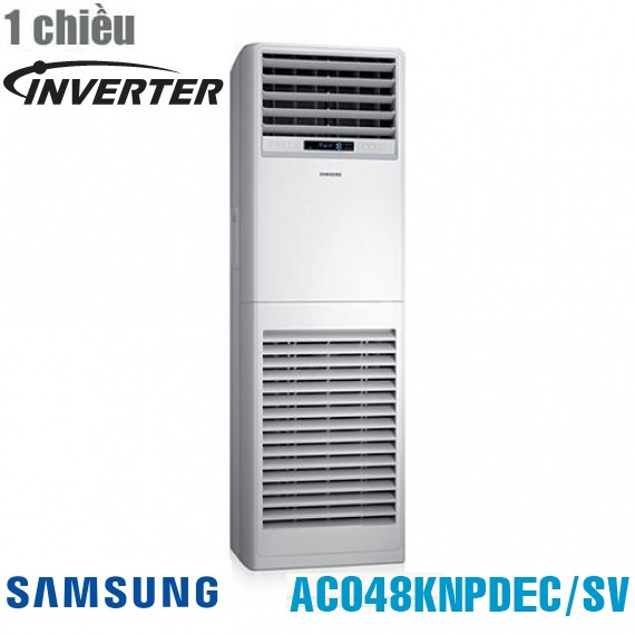 Điều hòa tủ đứng Samsung 1 chiều inverter 48000 BTU AC048KNPDEC/SV