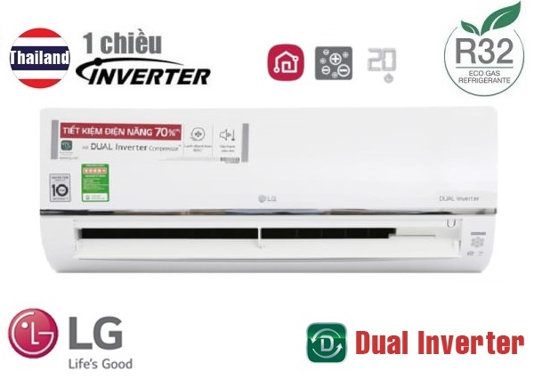 Điều hòa LG 1 chiều inverter 18000 BTU V18API1