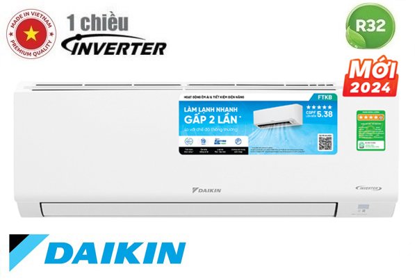 Điều hòa Daikin 1 chiều inverter 12000 BTU FTKB35YVMV/RKB35YVMV